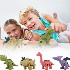Educational Dinosaur Disassembly Toy Set (4 pcs)